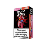 RELX MAXGO Combo 33000 Puffs Pre-Filled Vape Pod Kits Sweet Strawberry Flavor