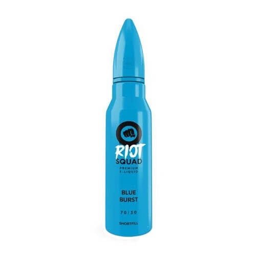 Riot Squad Shortfill E Liquid 50ml All Ranges, Blue Brust Flavor