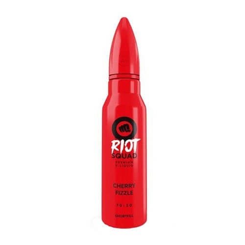 Riot Squad Shortfill E Liquid 50ml All Ranges, Cherry Fizzy Flavor