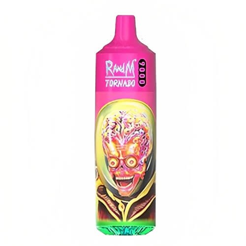 R&M Tornado 9000 Prefilled Vape Pod Device Box of 10, Blueberry Watermelon Flavor
