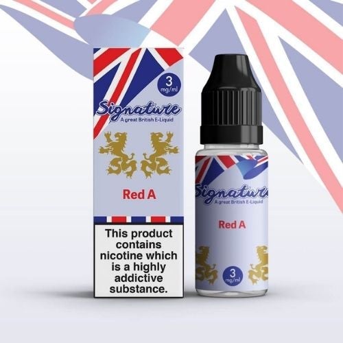 Signature 10ml E Liquid Pack of 10, Red A Flavor