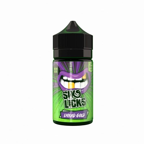Six Licks Shortfill 50ml E Liquid All Ranges , Liquid Glod Flavor