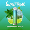 SKE Crystal Super Max 4500 Puffs Prefilled Pod Device, Fresh Menthol Mojito Flavor