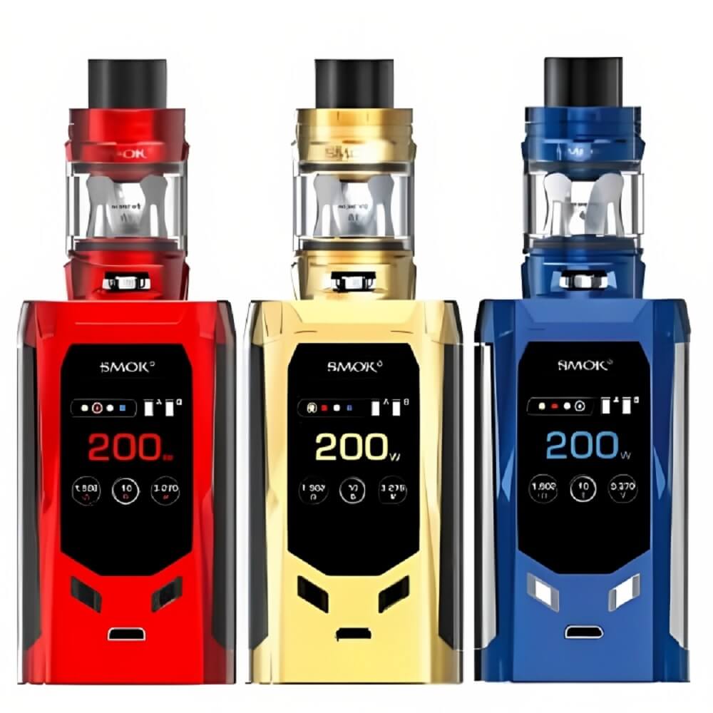 SMOK R-Kiss 200W Mod Kit, Red Black, Gold Black And navy Blue Black Colours