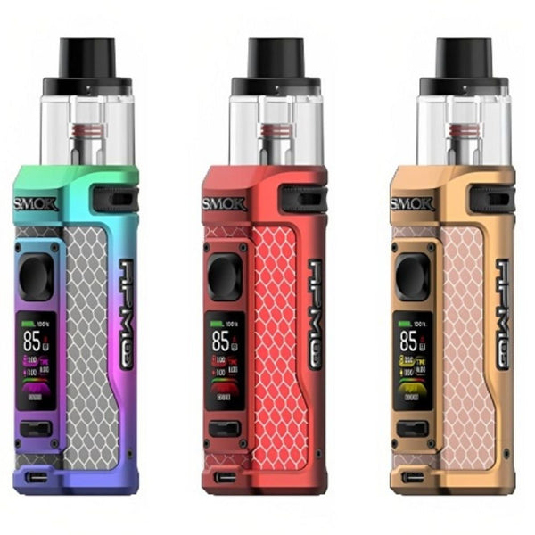 Smok RPM 85 Pod Kit, Matte 7 Colours Plating, Matte Red And Matte Gold Colours