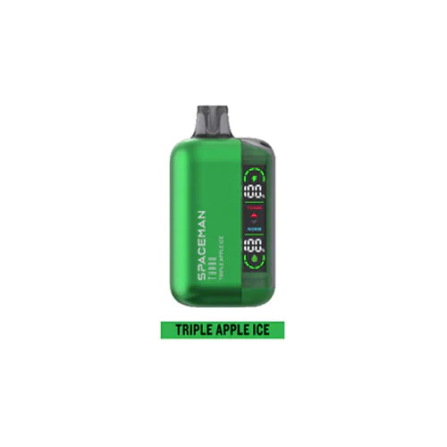 SMOK Spaceman Ultra Turbo 15000 Puffs Prefilled Pod Kit, Triple Apple Ice Flavor