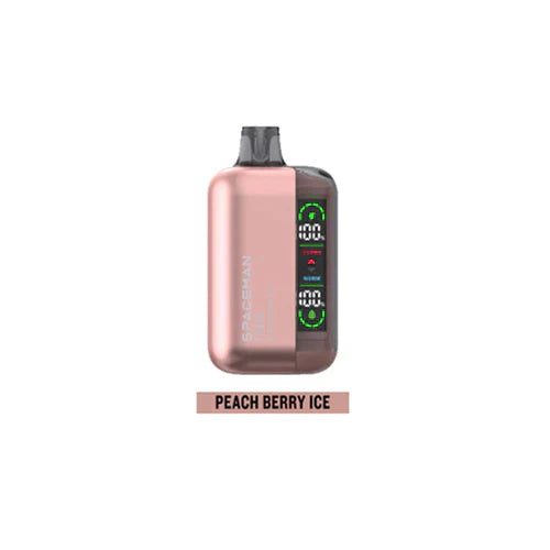SMOK Spaceman Ultra Turbo 15K Prefilled Bar Box of 5, Peach Berry Ice Flavor