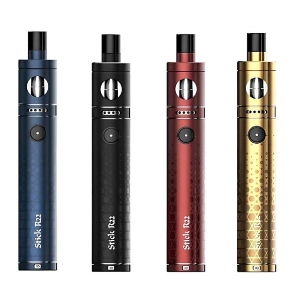 Smok Stick R22 Vape Kit, Matte Black, Matte Blue, Mate Red And Matte Gold Colours