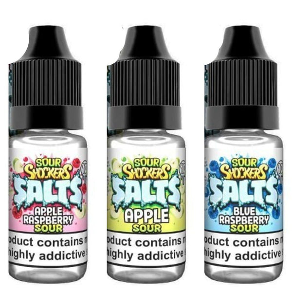 Sour Shockers 10ml E Liquid, Pack of 5, UK Vaper