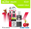 The Bling 10K Pro Max Replacement Prefilled Pods - Box of 5 Available In Cherry Cola Flavour 
