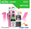 The Bling 10K Pro Max Replacement Prefilled Pods - Box of 5 Available In Skittles Flavour 