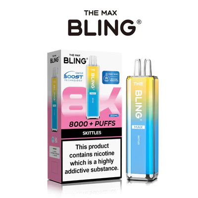 The Crystal Bling Max 8000 Puffs Prefilled Pod Vape Kit The Crystal Bling Max 8000 Puffs Prefilled Pod Vape Kit