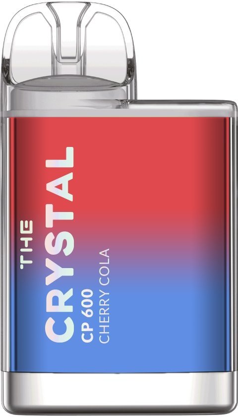 The Crystal CP600 Puffs Prefilled Vape Pod, Cherry cola Flavor