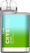 The Crystal CP600 Puffs Prefilled Vape Pod, Fresh Mint Flavor