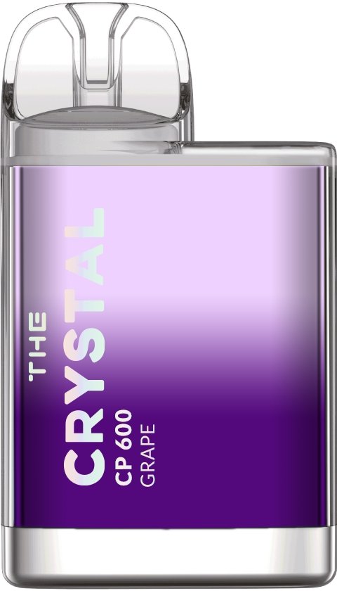The Crystal CP600 Puffs Prefilled Vape Pod, Grape Flavor
