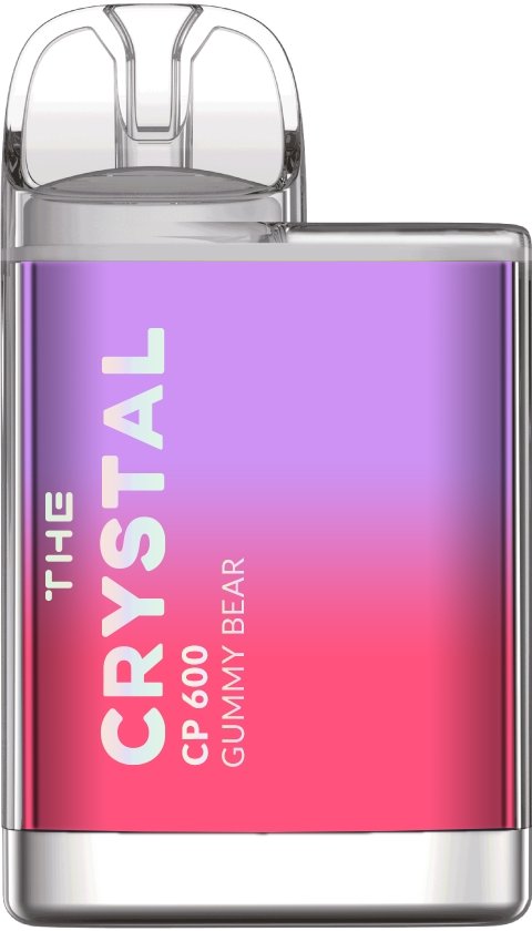 The Crystal CP600 Puffs Prefilled Vape Pod, Gummy Bear Flavor