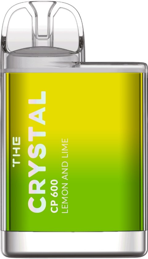 The Crystal CP600 Puffs Prefilled Vape Pod, Lemon Lime Flavor