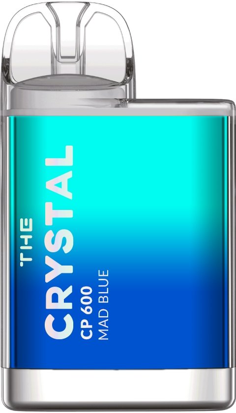The Crystal CP600 Puffs Prefilled Vape Pod, Mad Blue Flavor