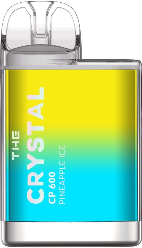 The Crystal CP600 Puffs Prefilled Vape Pod, Pine Apple Ice Flavor