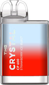 The Crystal CP600 Prefilled Vape Pod Device Box of 10, Strawberry Ice Brust Flavor