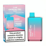 The Crystal Pro 7000 Puffs Prefilled Vape Pod Device, Blue Sour Raspberry Flavor