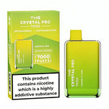 The Crystal Pro 7000 Puffs Prefilled Vape Pod Device, Lemon Lime Flavor