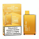 The Crystal Pro 7000 Puffs Prefilled Vape Pod Device, Mr Fanta Flavor