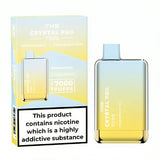 The Crystal Pro 7000 Puffs Prefilled Vape Pod Device, Pine Apple Ice Flavor