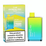 The Crystal Pro 7000 Puffs Prefilled Vape Pod Device, Skittles Flavor