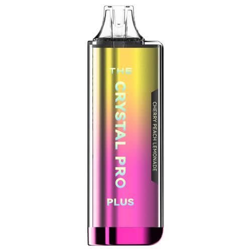 The Crystal Pro Plus 4000 Puffs Prefilled Vape Pod Kit, Cherry Peach Lemonade Flavor