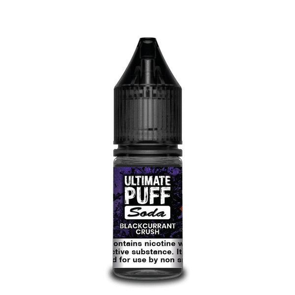 Ultimate Puff 10ml Nic Salts E Liquid, Pack of 10, Blackcurrant Crush Flavor
