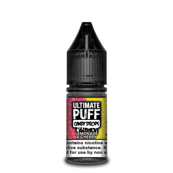 Ultimate Puff 10ml Nic Salts E Liquid, Pack of 10, Lemonade & Cherry Flavor