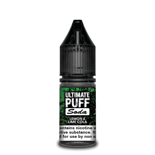 Ultimate Puff 10ml Nic Salts E Liquid, Pack of 10, Lemon & Lime Cola Flavor