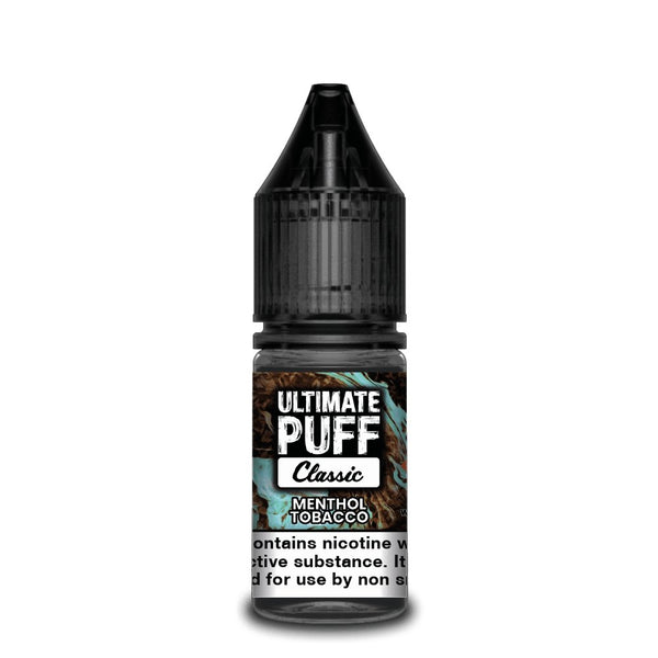Ultimate Puff 10ml Nic Salts E Liquid, Pack of 10, Menthol Tobacco Flavor