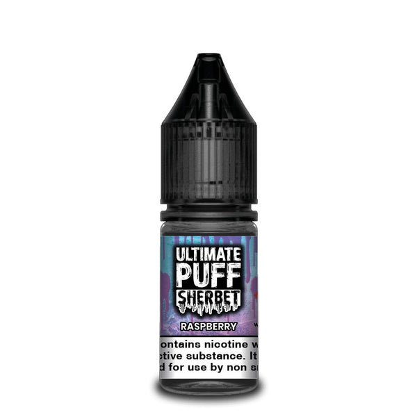 Ultimate Puff 10ml Nic Salts E Liquid, Pack of 10, Raspberry Flavor