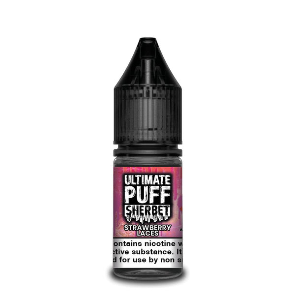 Ultimate Puff 10ml Nic Salts E Liquid, Pack of 10, Strawberry Laces Flavor