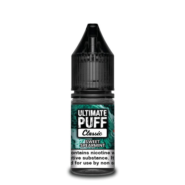 Ultimate Puff 10ml Nic Salts E Liquid, Pack of 10, Sweet Spearmint Flavor