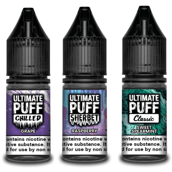 Ultimate Puff 10ml Nic Salts E Liquid, Pack of 10, UK Vaper