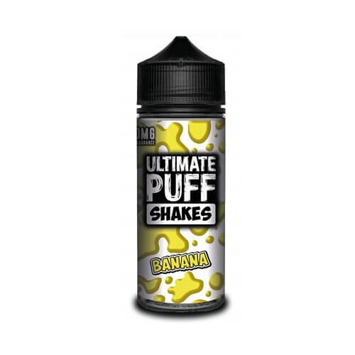 Ultimate Puff Shortfill 100ml E Liquid Shakes Range, Banana Flavor