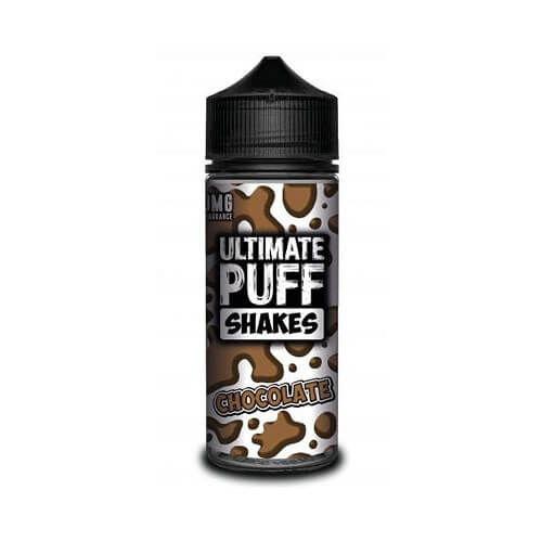 Ultimate Puff Shortfill 100ml E Liquid Shakes Range, Chocolate Flavor