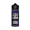 Ultimate Puff Shortfill 100ml E Liquid Soda Range, Black Currant Crush Flavor