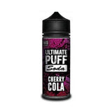 Ultimate Puff Shortfill 100ml E Liquid Soda Range, Cherry Cola Flavor