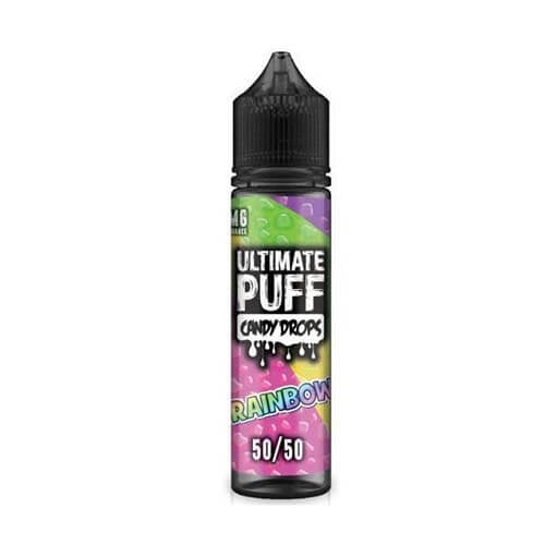 Ultimate Puff Shortfill 50ml E Liquid All Ranges, Rainbow Flavor