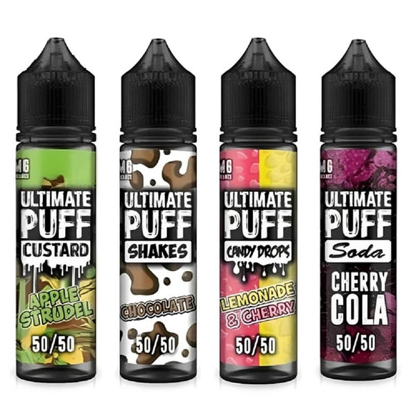Ultimate Puff Shortfill 50ml E Liquid All Ranges, UK Vaper