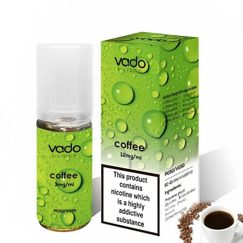 Vado 10ml Nic Salt E Liquid, Pack of 10, Coffee Flavor