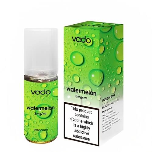 Vado 10ml Nic Salt E Liquid, Pack of 10, Watermelon Flavor