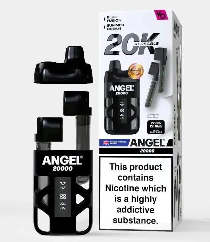 Vape Bars Angel 20K Puffs Prefilled Vape Pod Kit, Blue Fusion And Summer Dream Flavor