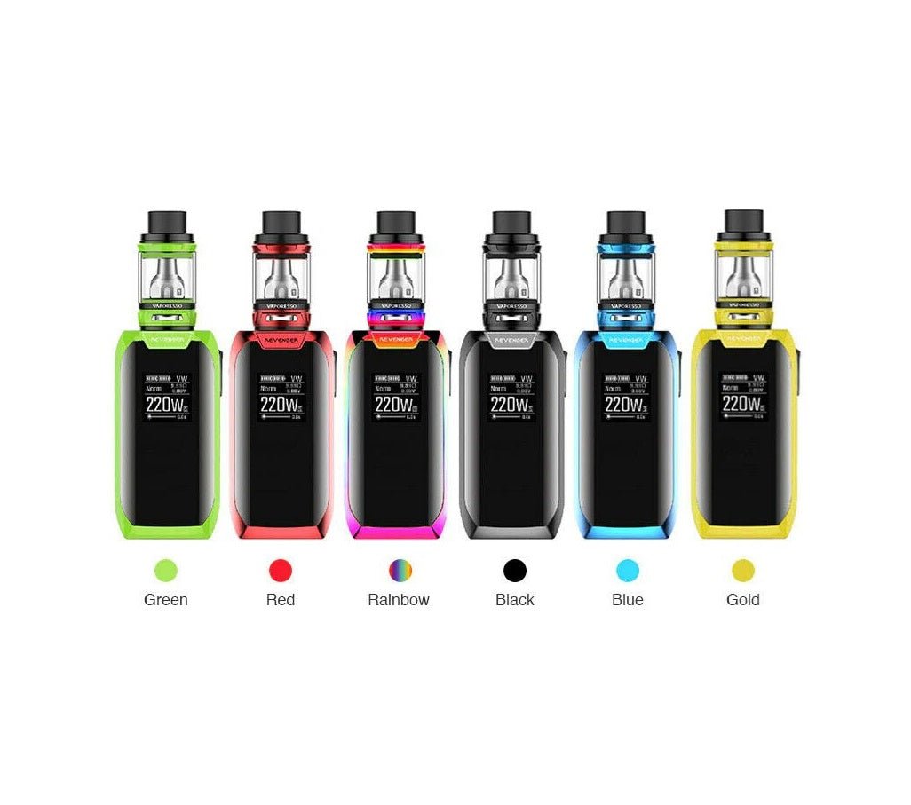 Vaporesso Revenger X Vape Pod Kit, Colours Green, Red, Rainbow, Black, Blue And Gold