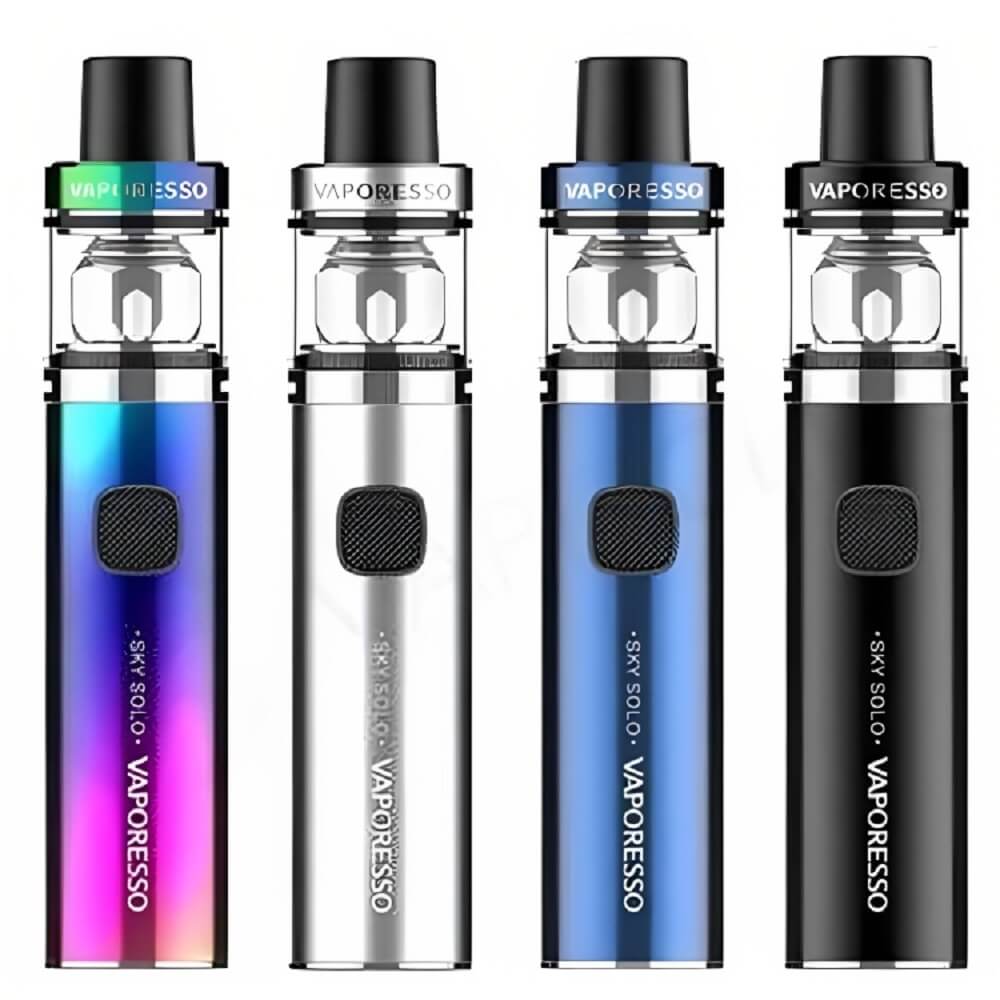 Vaporesso Sky Solo Plus Vape Kit, Black, Silver, Blue And Rainbow Colour 