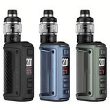 Voopoo Argus GT 2 Vape Mod Kit, Carbon Fiber, Dark Blue And Lime Green Colours